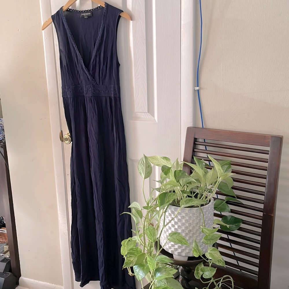 Just Jeans Navy Maxi Dress Size US 6/Aus 10